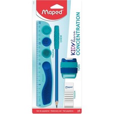 Set règle + taille-crayons +