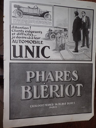 Auto unic phares bleriot - auto, +