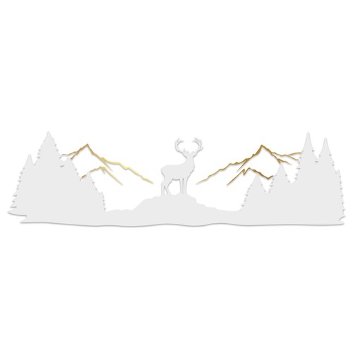 Set autocollants cerf - set,