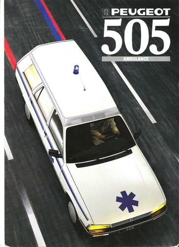 Peugeot 505 1988 ambulance - 505,