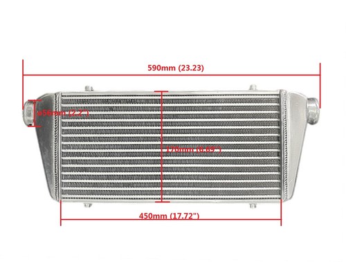 Aluminum turbo intercooler - aluminum,