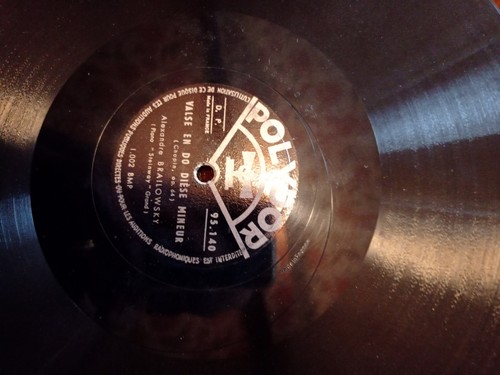 78t polydor 140 chopin - –,