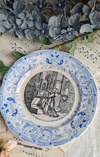 Ancienne assiette - ancienne,