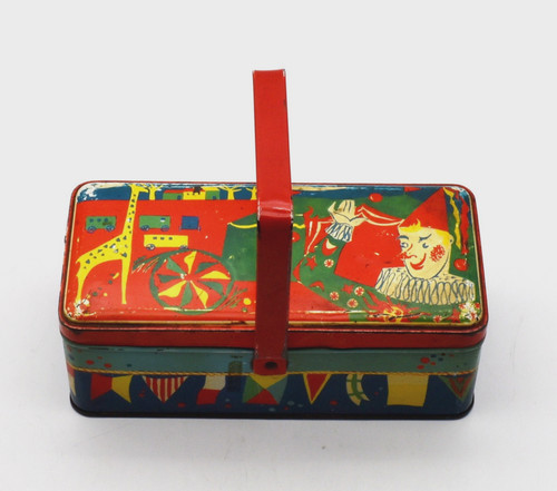 Ancienne boîte goûter - , panier
