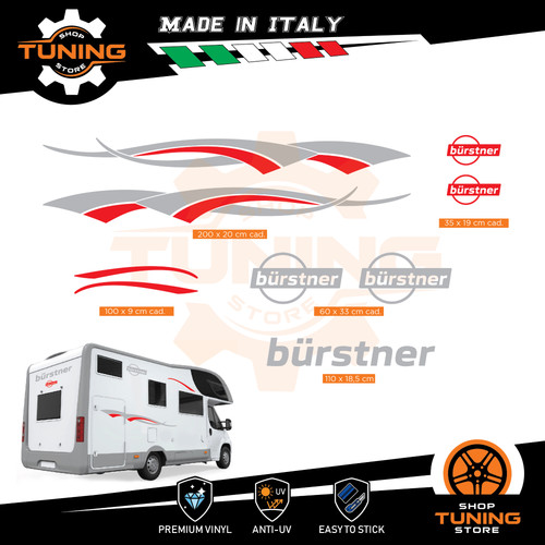 Autocollants camper kit - de,