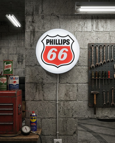 Enseigne phillips route 66 - 66,