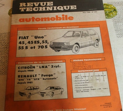 Rta 442 fiat uno - n°442,