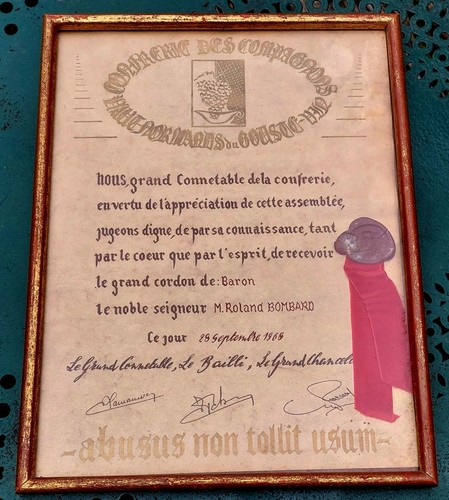 Diplome confrerie des - diplome,