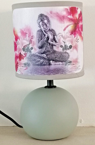 Lampe chevet bouddha en - lampe,