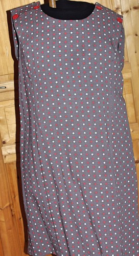 Robe sans manches gris - à, pois
