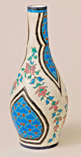 Emaux longwy vase - de, fin