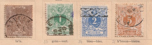 Belgique timbres anciens - belgique,