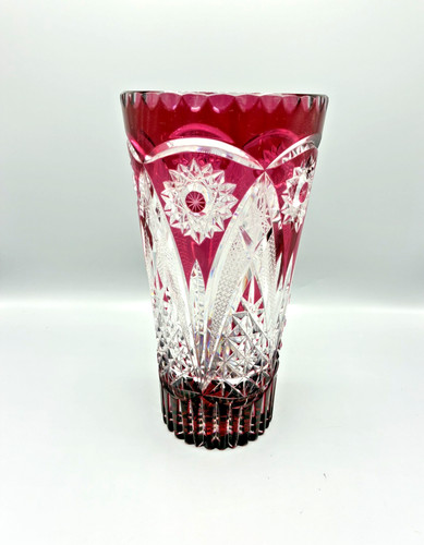 Vase cristal bohème - vase, en