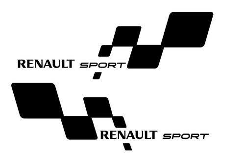 Sticker autocollant renault - sticker,