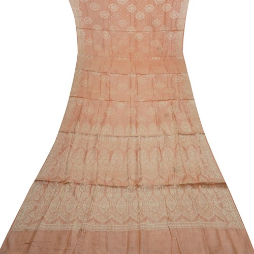 Vintage rose pâle saris - vintage, 100%