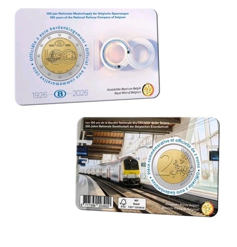 Coincard euros belgique - euros,