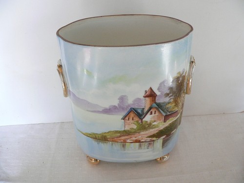 Ancien vase ovale - ancien, en