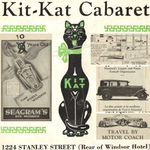 1930s cabaret montreal - montreal, quebec