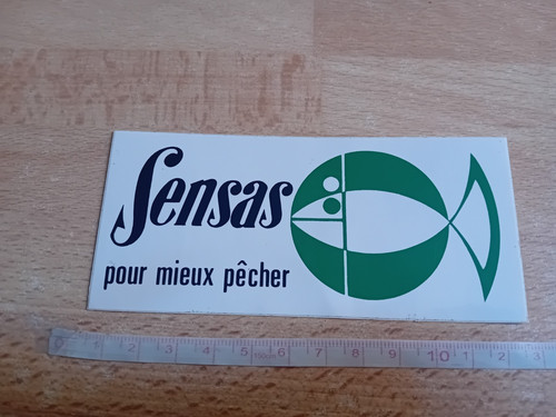 Autocollant pêche sensas - -,