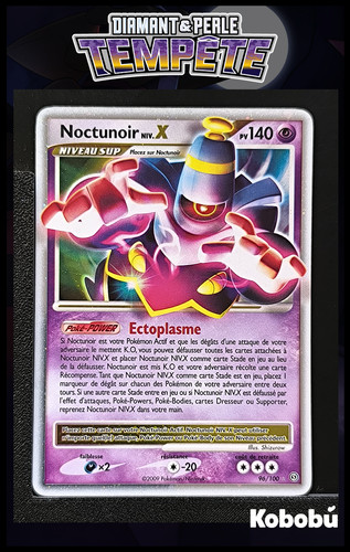 Carte pokémon noctunoir - carte,