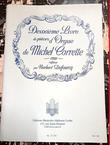 Orgue partition 2eme - orgue, livre