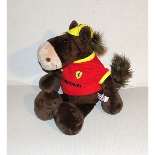 Peluche cheval ferrari - peluche,