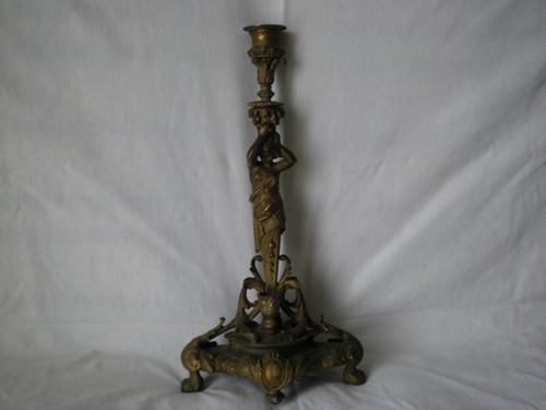 Candélabre ancien régule - candélabre,