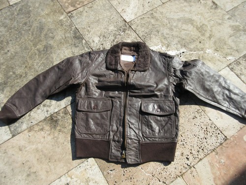 Veste cuir pilote - veste, g1