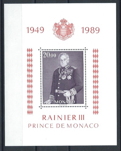 Monaco bloc 1989 - monaco,