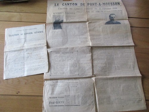 Lorraine affichette canton de - affichette,