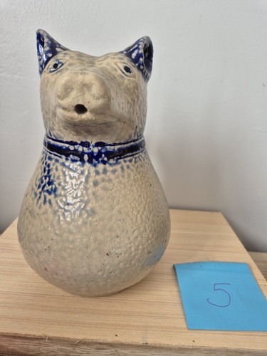 Pichet absinthe chien grès - pichet, a