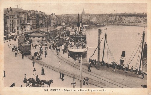 Dieppe depart la malle - depart,