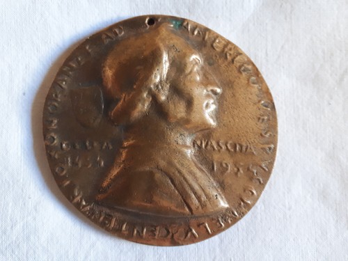 Medaille amerigo - medaille, br