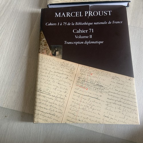 Marcel proust cahier - marcel,