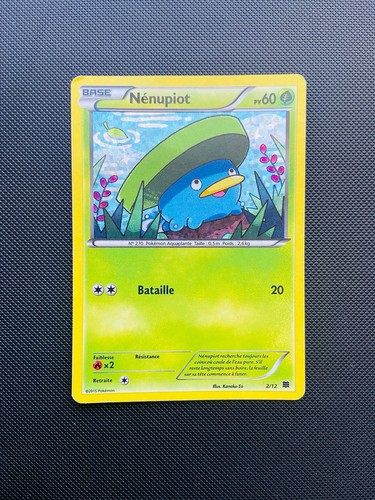 Carte pokémon nenupiot 12 - carte,