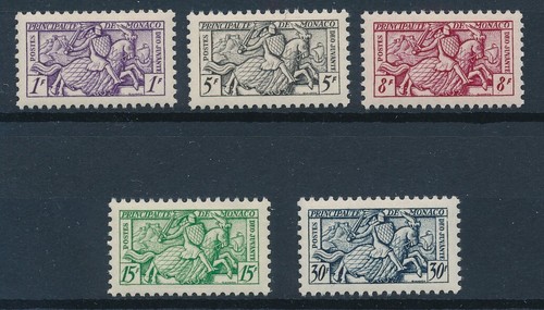 Timbre monaco 371 375 - 371/375**, neuf