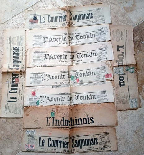 Journaux anciens tonkin - journaux,