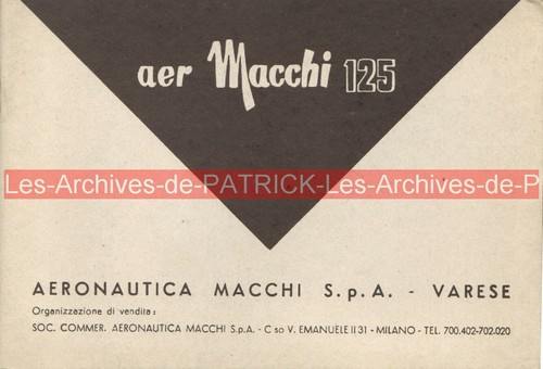 Aermacchi 125 manuel - aermacchi,