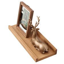 Etagere Murale Bois Massif, 40cm Etagere Flottante en Chêne pour Maison, Bure...