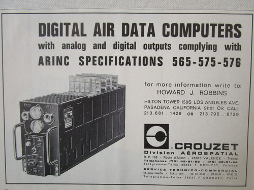 Pub crouzet aerospatial - 1/73,