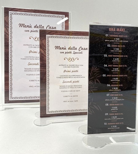 Porte menu table comptoir - porte,