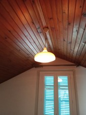 Lustre en plastique orange
