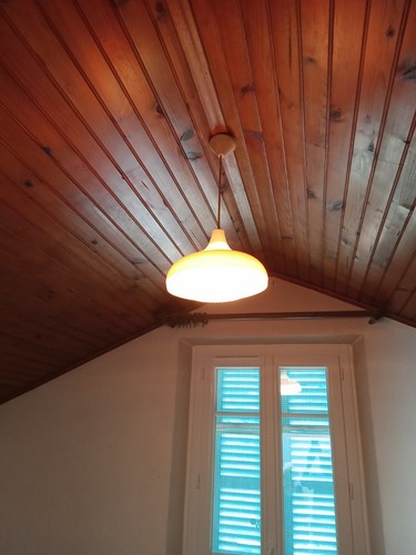 Lustre plastique orange - lustre,
