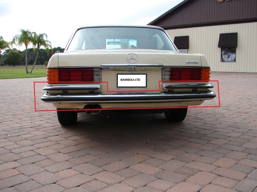 Mercedes w116 arrière - mercedes,