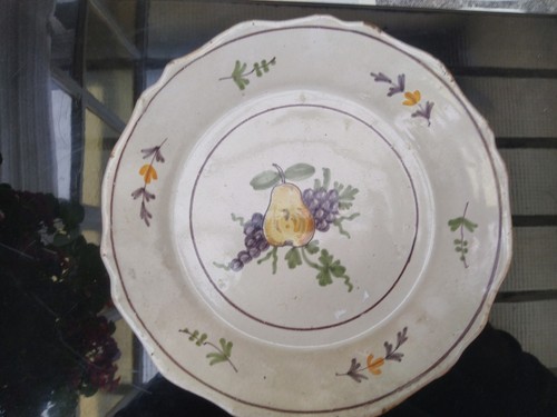 Assiette faience nevers - assiette, en