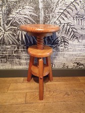 ANCIEN TABOURET-HORLOGER ARCHITECTE-à VIS-BOIS-DESIGN 1960-70-80