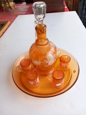 Service à liqueur verre