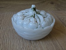 Drageoir  en opaline de foire  - Portieux ou SV - Panier cerises