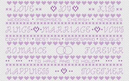 Kit broderie blackwork - de,