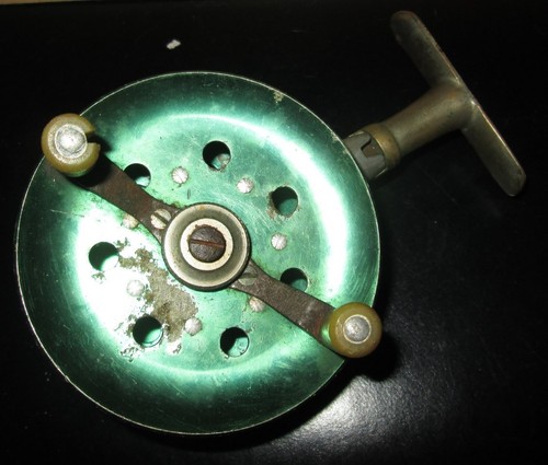 Moulinet ancien alu sans - moulinet,
